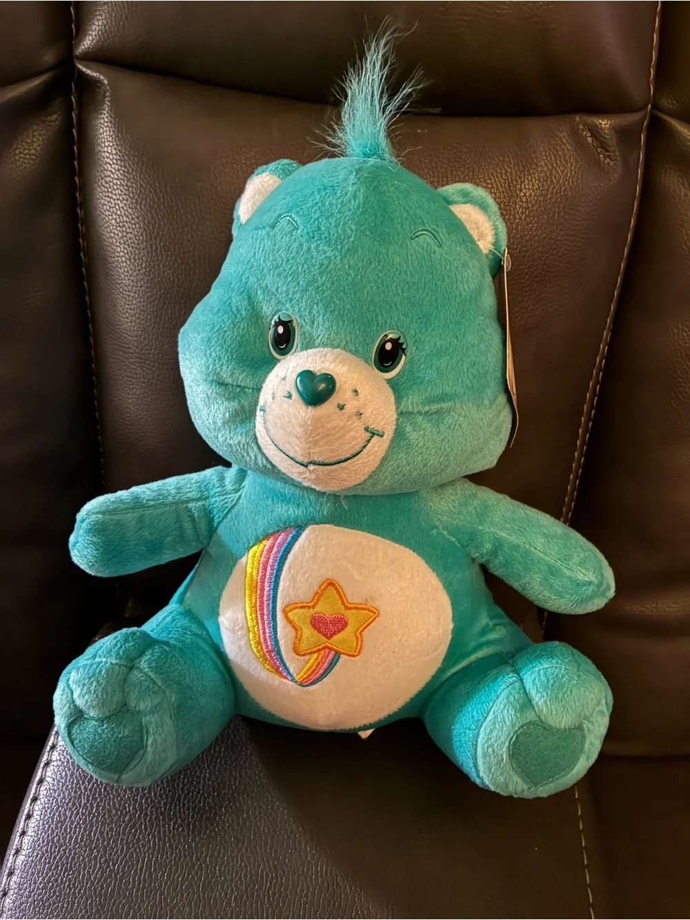 Vintage “Thanks-A-Lot-Bear” Care Bears Plush Toy - Rainbow Belly